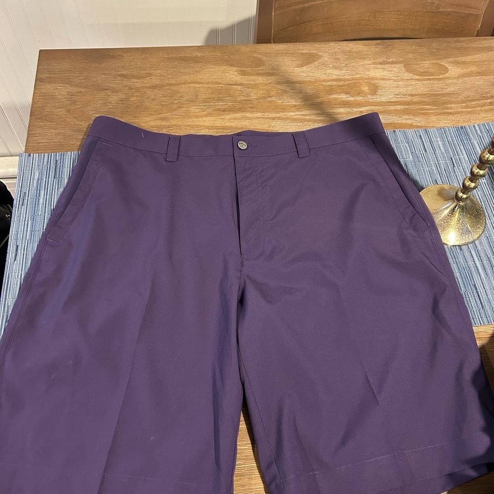 Men's Purple Golf Shorts